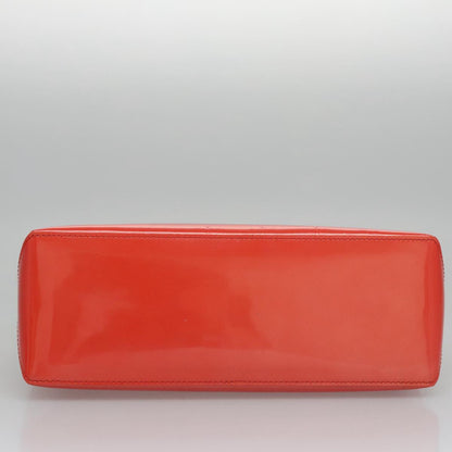 Louis Vuitton Orange Patent Leather Wilshire