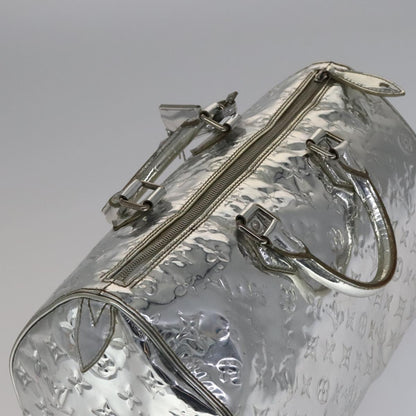 Louis Vuitton Silver Patent Leather Speedy 35