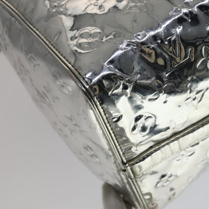 Louis Vuitton Silver Patent Leather Speedy 35