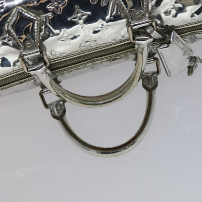 Louis Vuitton Silver Patent Leather Speedy 35
