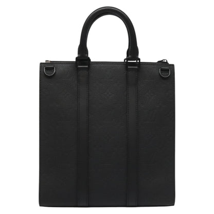 Louis Vuitton Black Leather Sac Plat