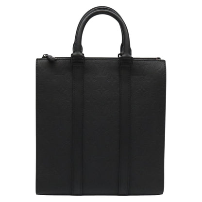 Louis Vuitton Black Leather Sac Plat