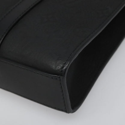 Louis Vuitton Black Leather Sac Plat