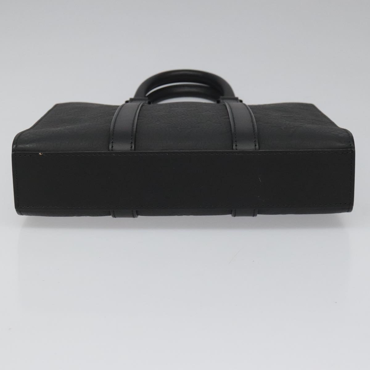 Louis Vuitton Black Leather Sac Plat