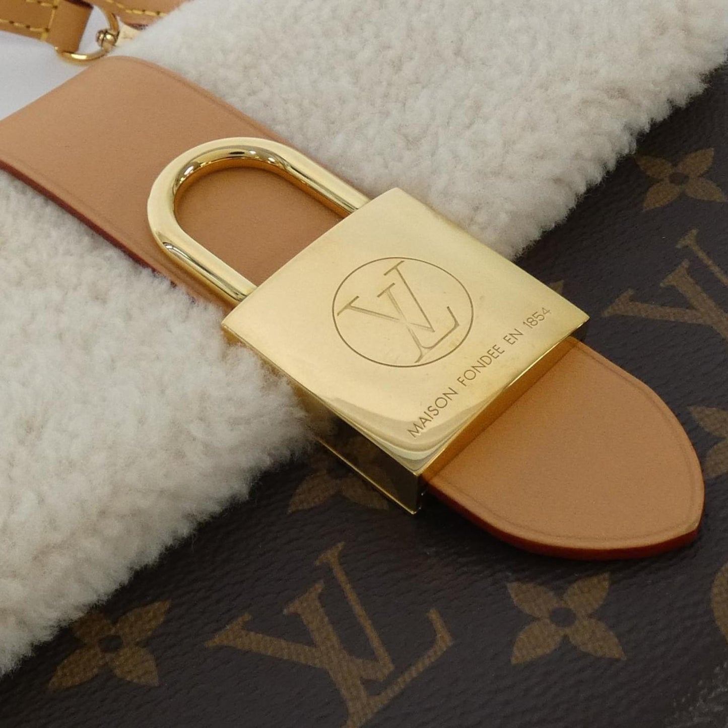 Louis Vuitton Brown Canvas Locky Bb