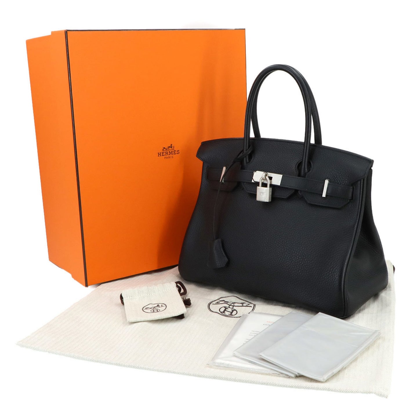 Hermès Black Leather Birkin 30