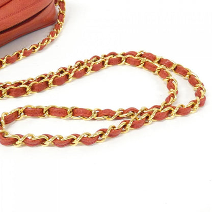 Chanel Red Leather Camera