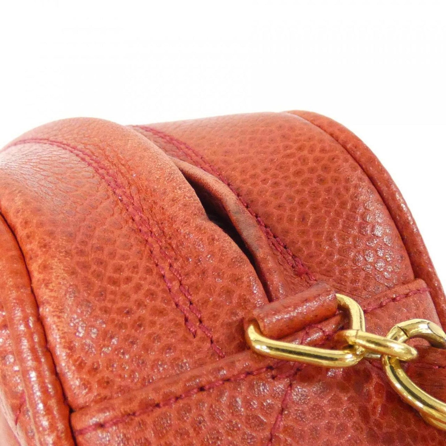 Chanel Red Leather Camera