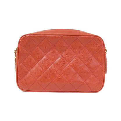 Chanel Red Leather Camera