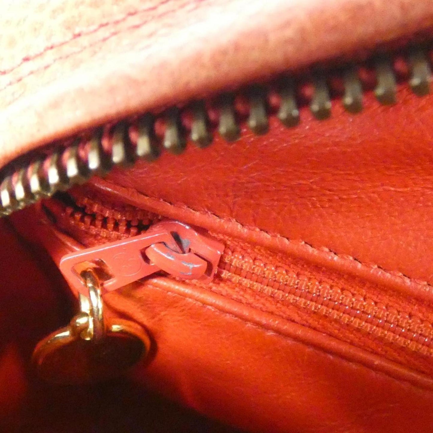 Chanel Red Leather Camera