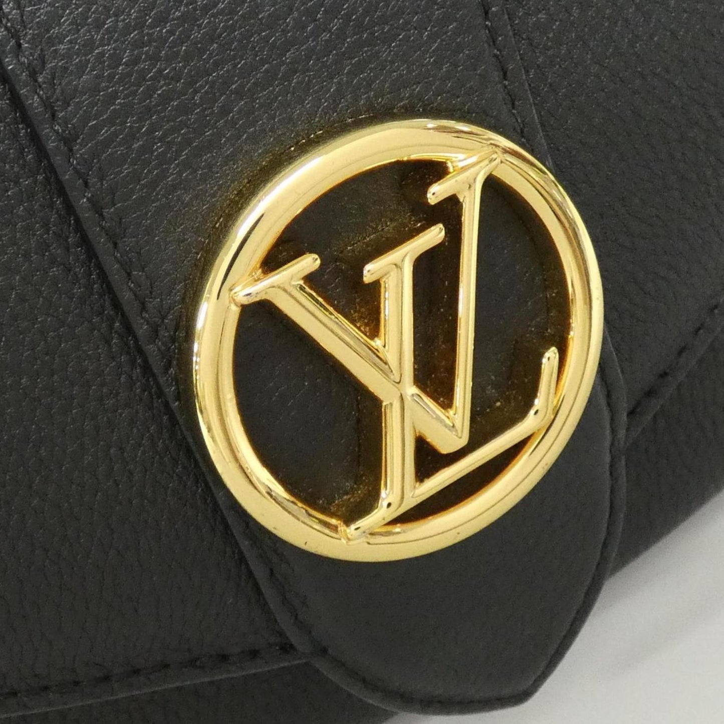 Louis Vuitton Black Leather Pont Neuf