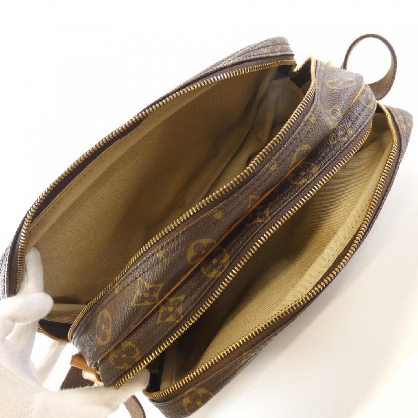 Louis Vuitton Brown Canvas Reporter Pm