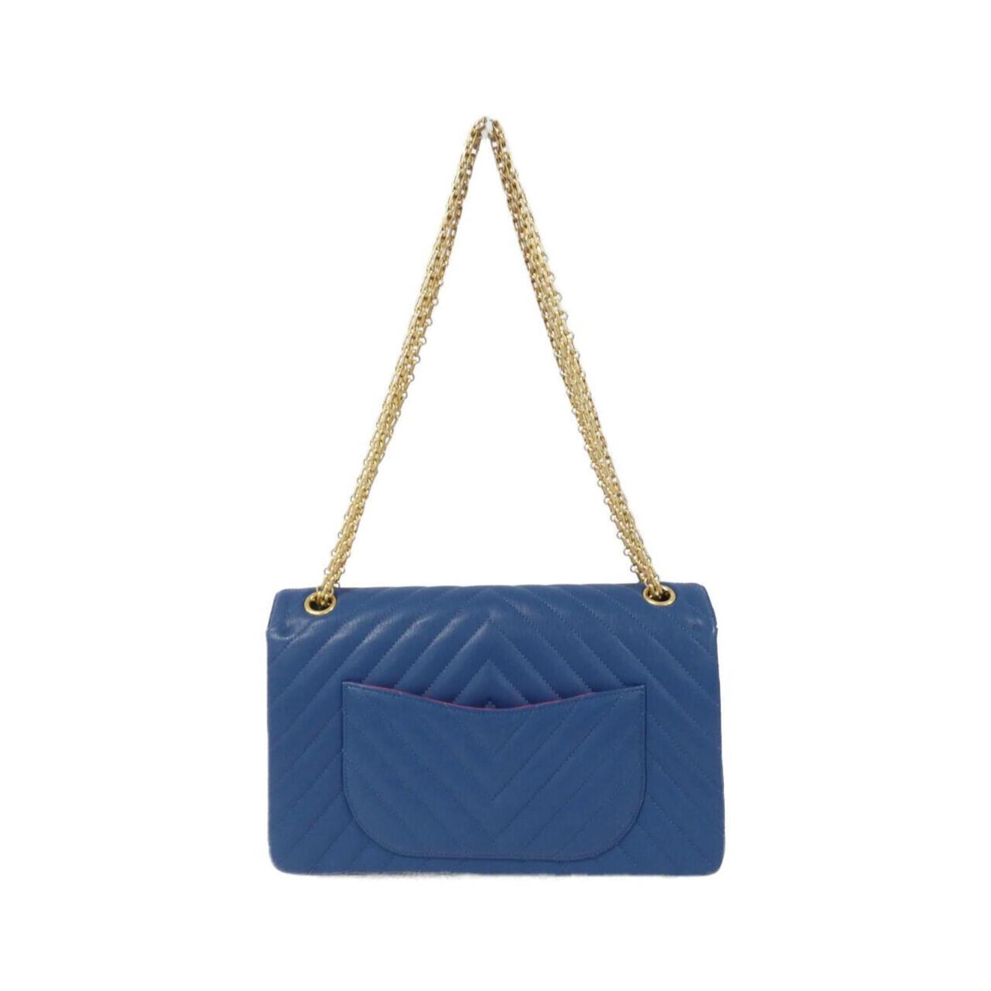 Chanel Blue Leather 2,55