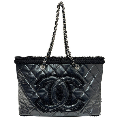 Chanel Black Patent Leather Shoulder