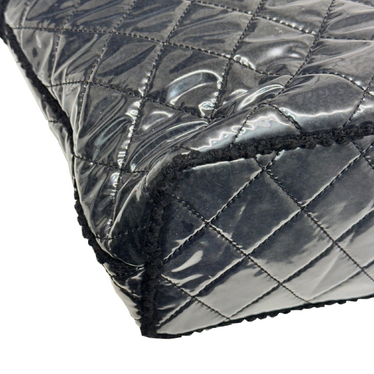 Chanel Black Patent Leather Shoulder