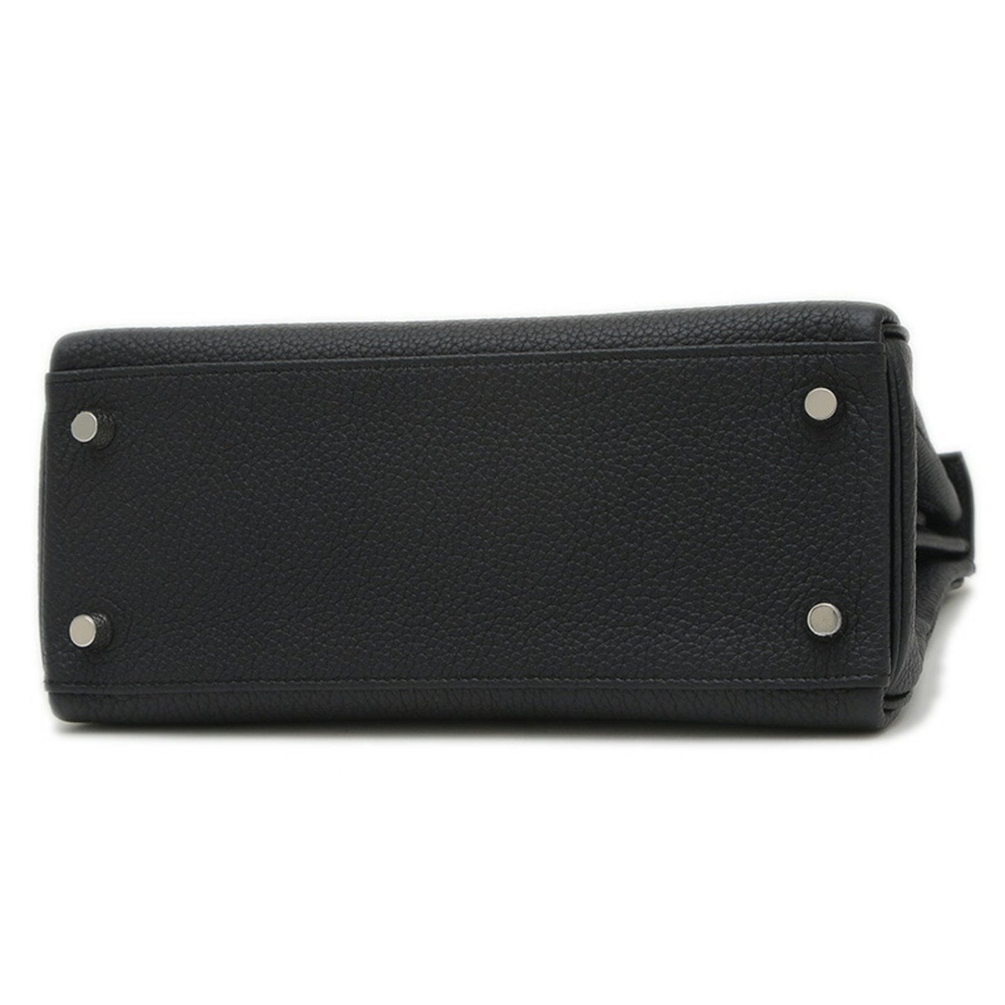 Hermès Black Leather Handbag
