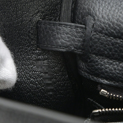 Hermès Black Leather Handbag