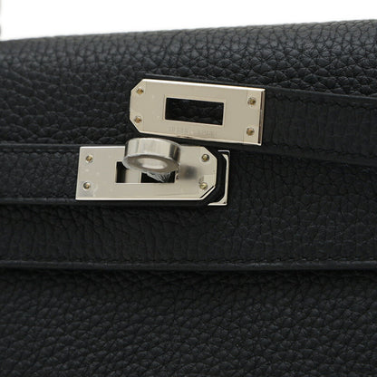 Hermès Black Leather Handbag