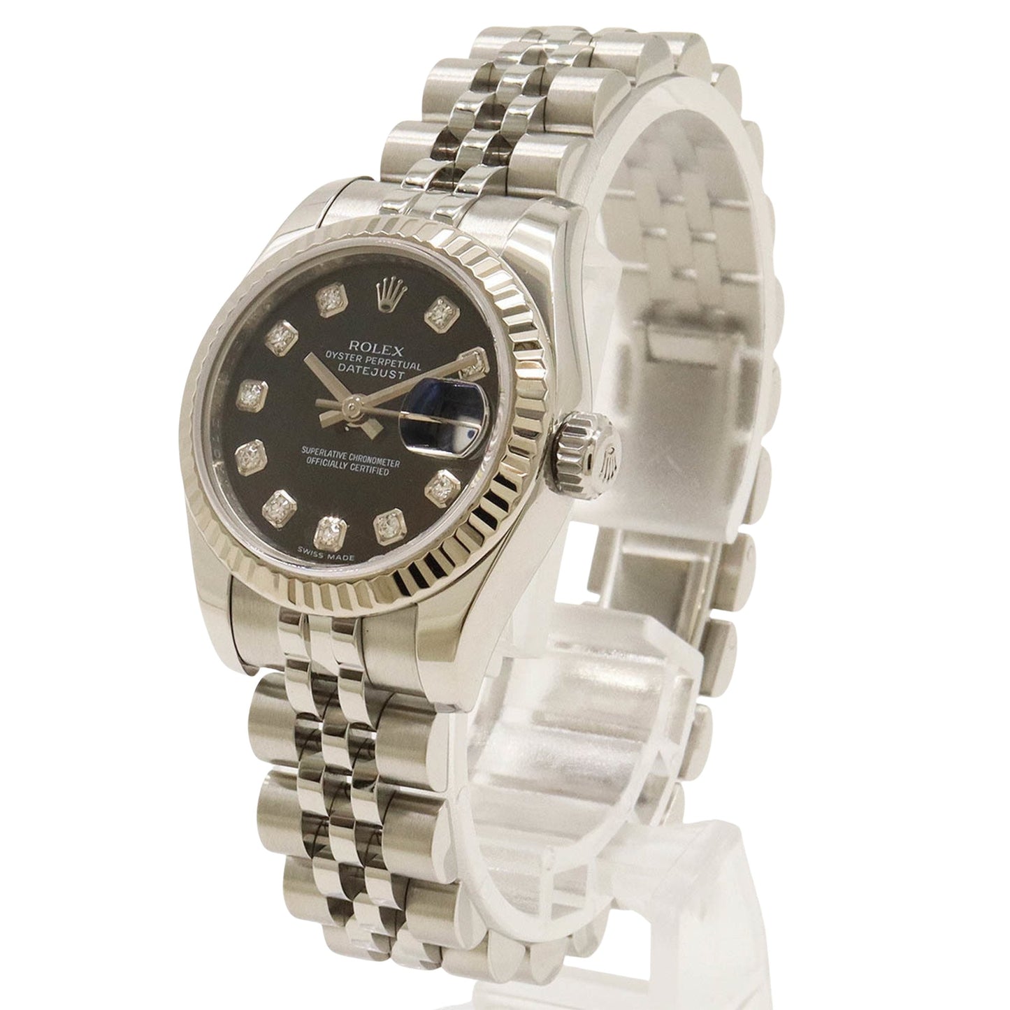 Rolex Black Steel Watch