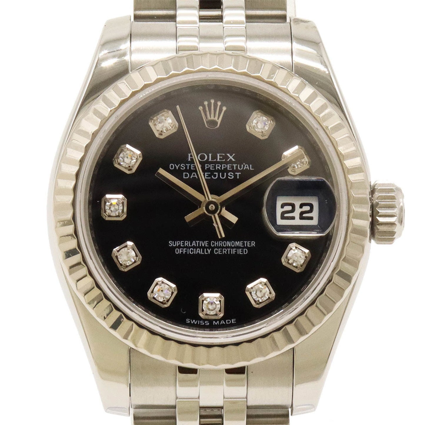 Rolex Black Steel Watch