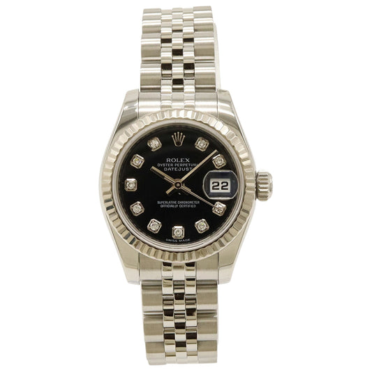 Rolex Black Steel Watch