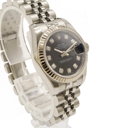Rolex Black Steel Watch