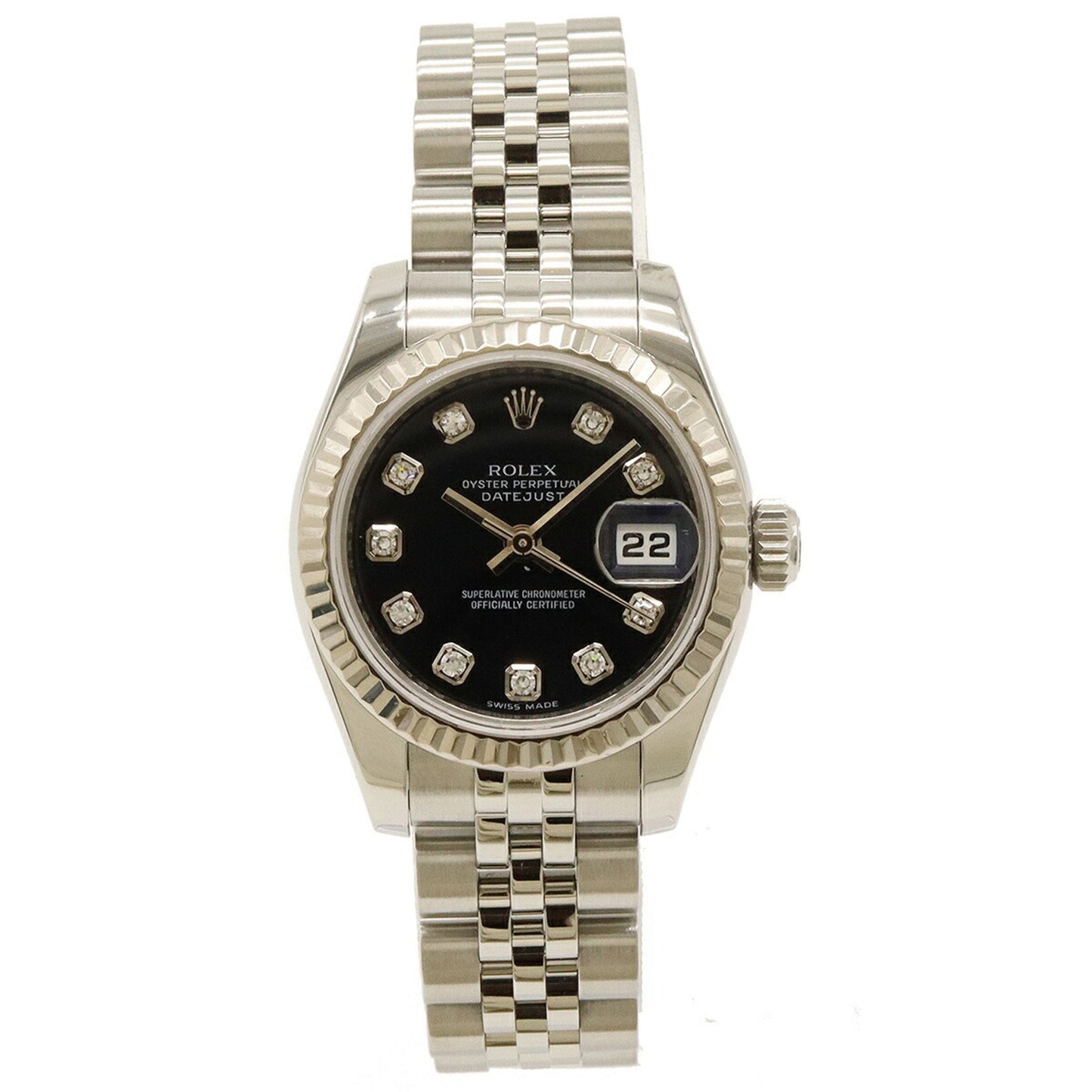 Rolex Black Steel Watch