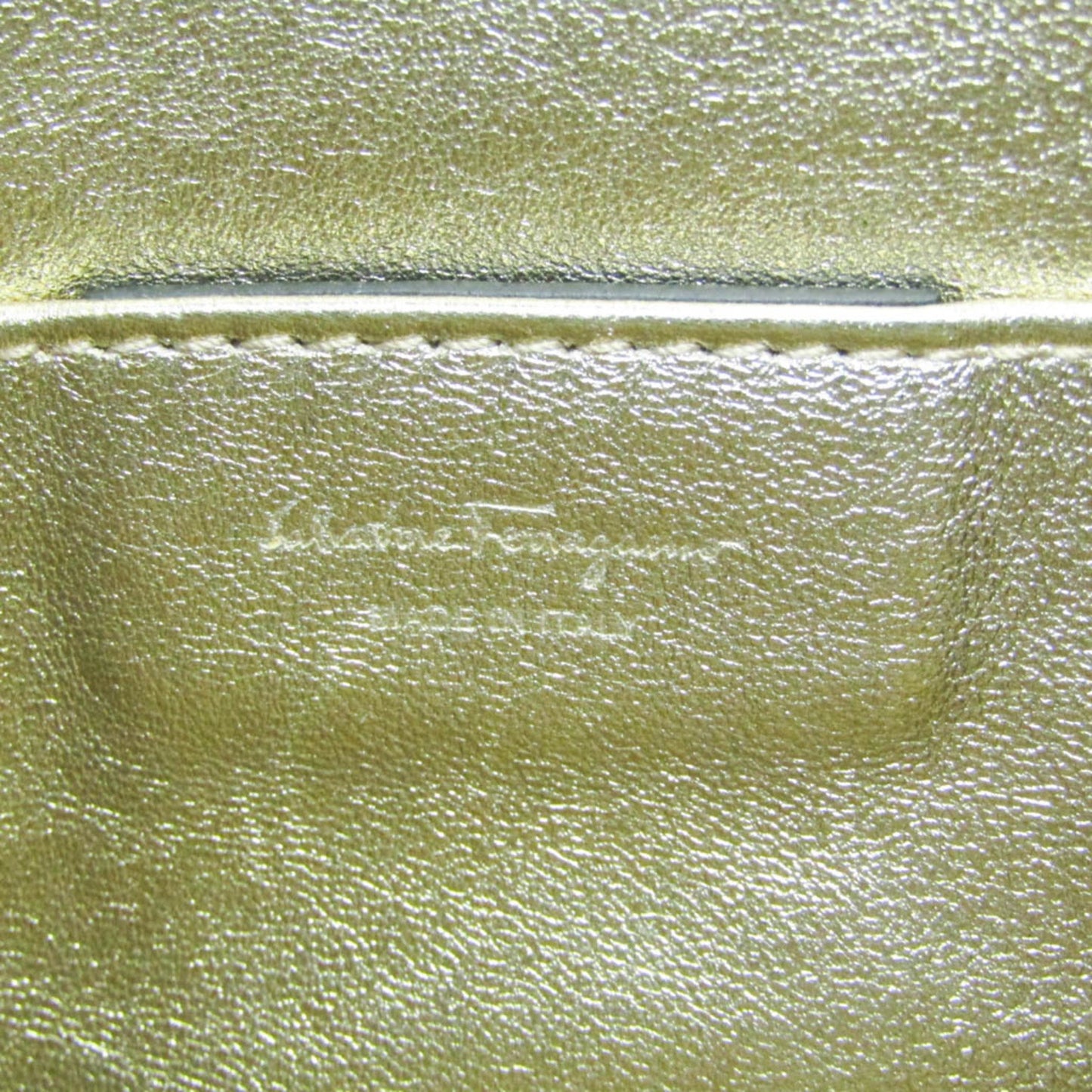 Salvatore Ferragamo Black Leather Shoulder