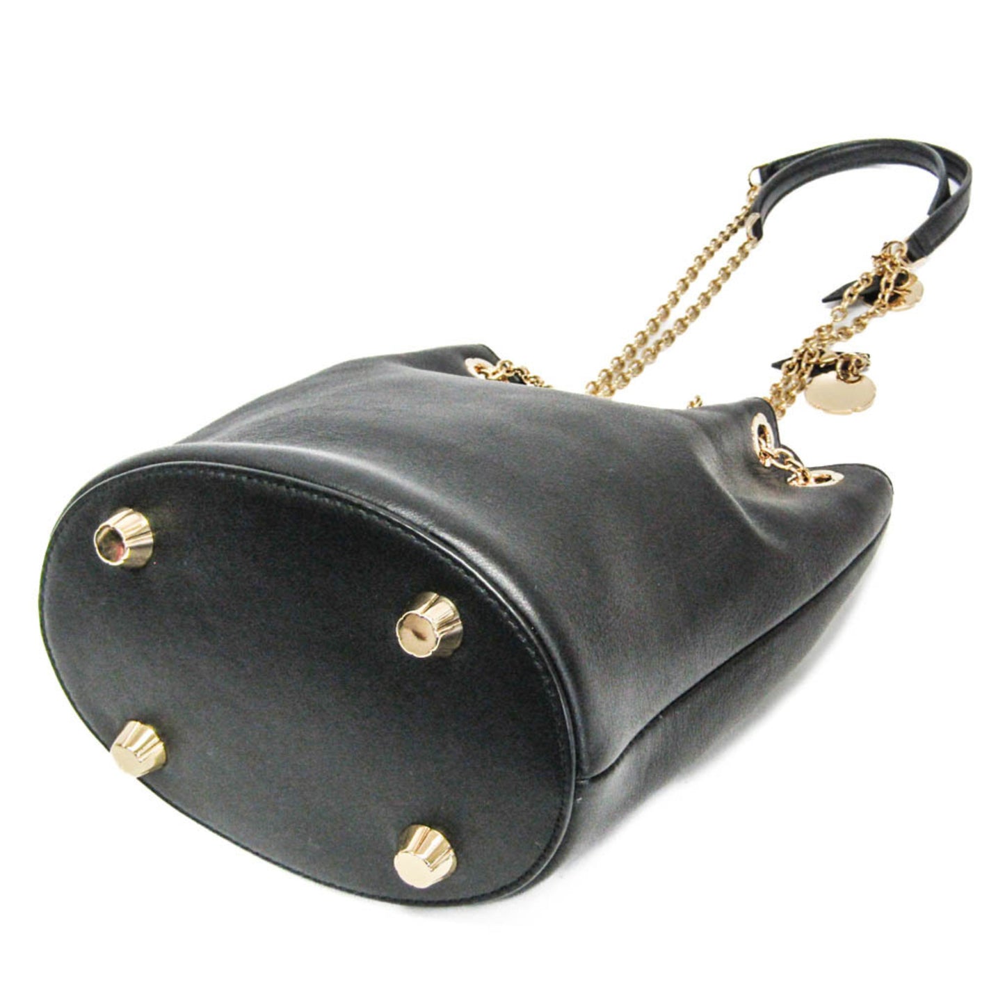 Salvatore Ferragamo Black Leather Shoulder