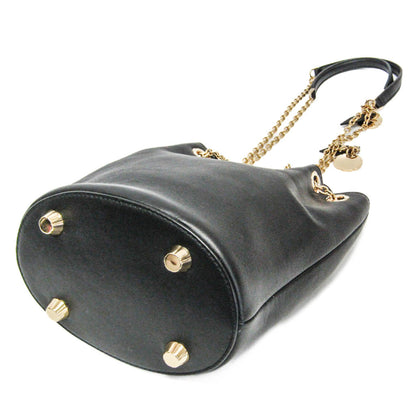 Salvatore Ferragamo Black Leather Shoulder