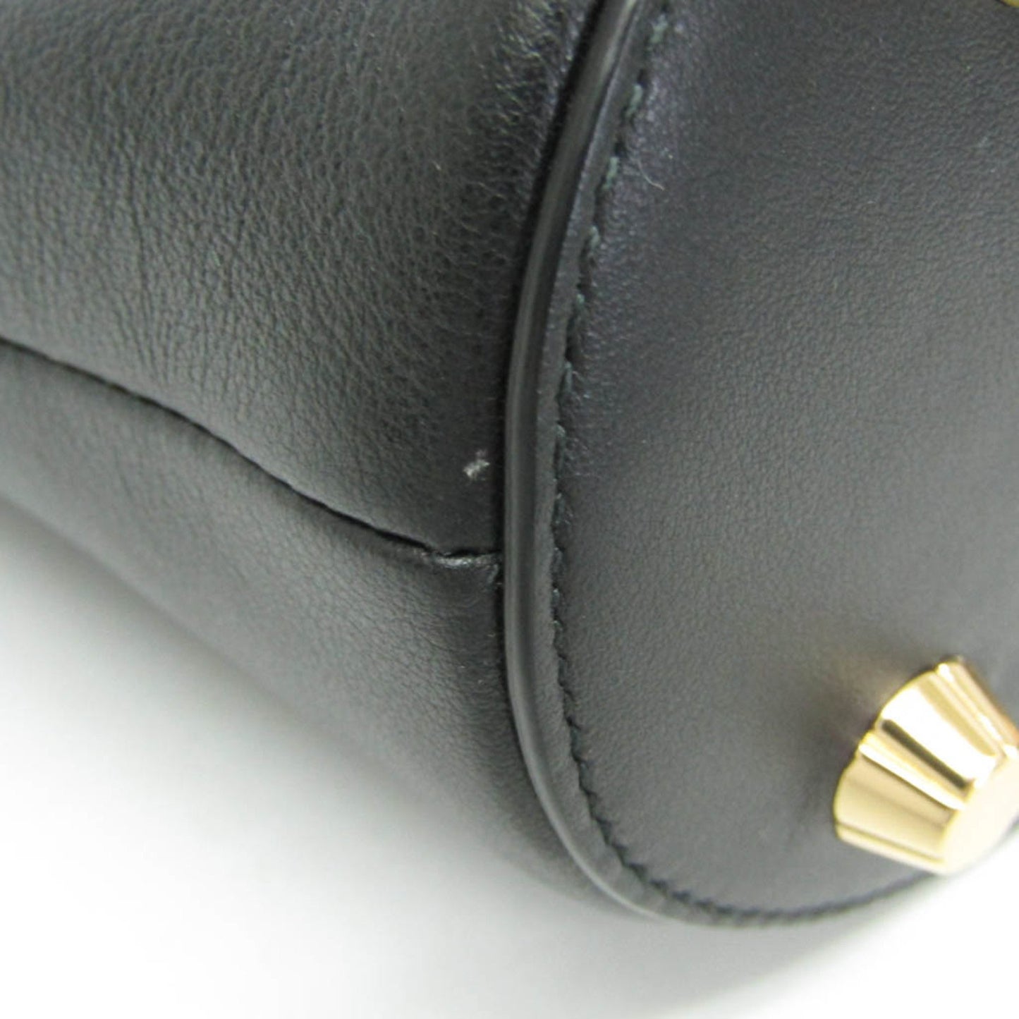 Salvatore Ferragamo Black Leather Shoulder