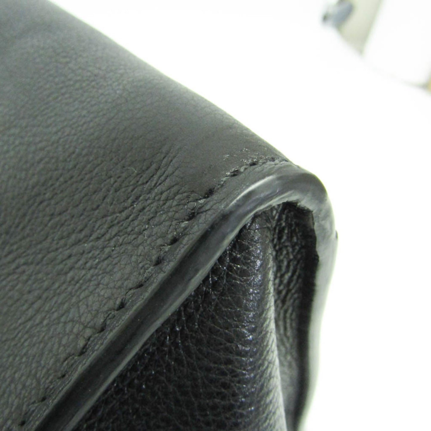 Prada Black Leather Twin Zip