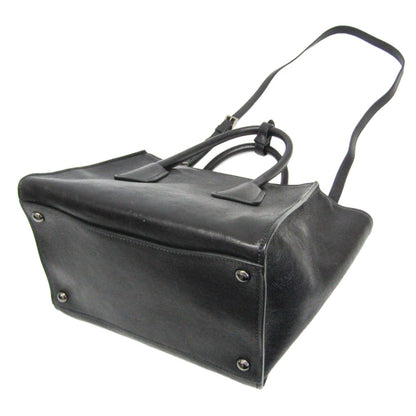 Prada Black Leather Twin Zip
