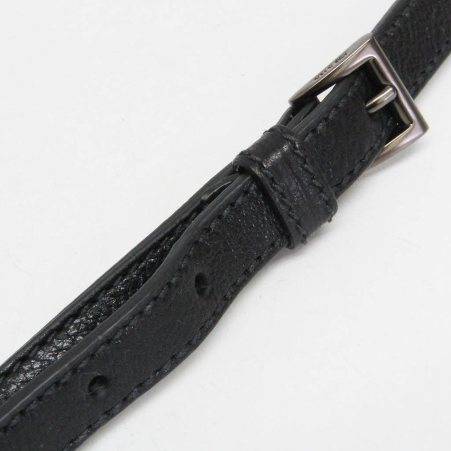 Prada Black Leather Twin Zip
