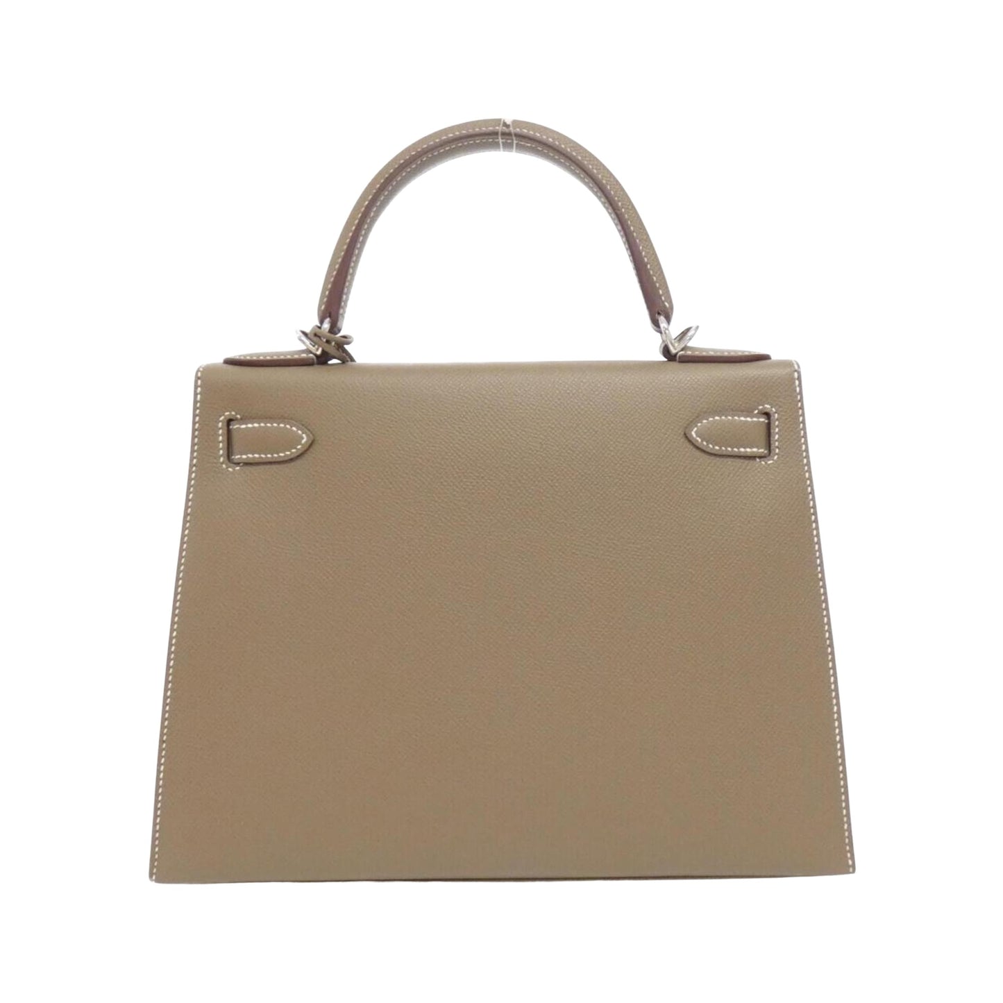Hermès Gray Leather Handbag