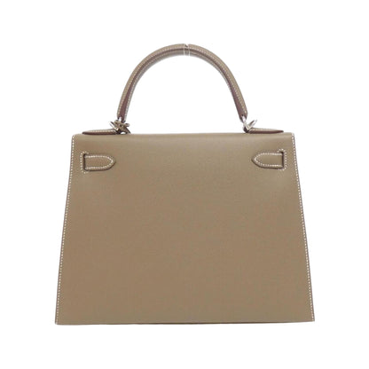 Hermès Gray Leather Handbag