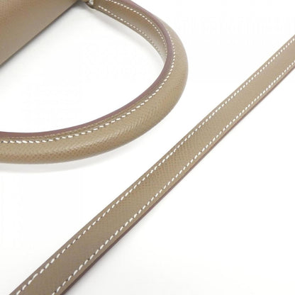 Hermès Gray Leather Handbag