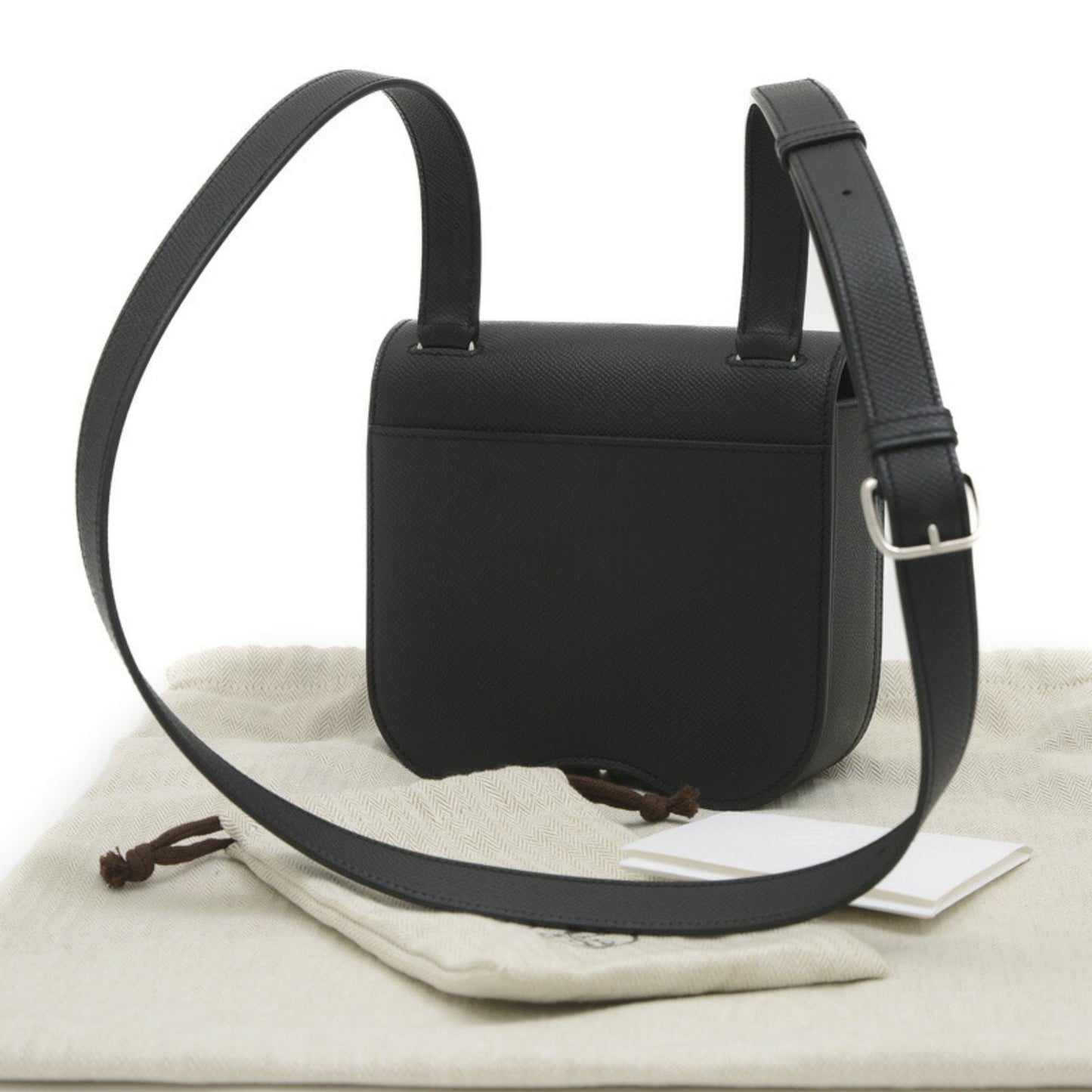 Hermès Black Leather --