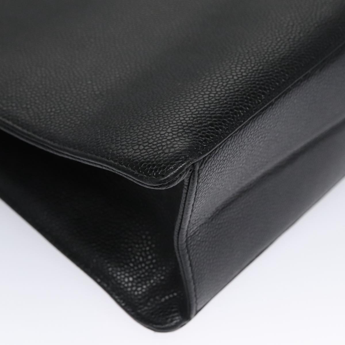 Chanel Black Leather Executive