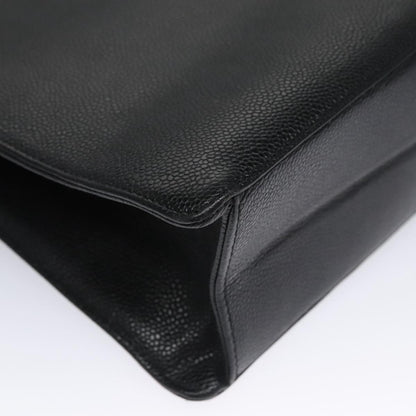 Chanel Black Leather Executive