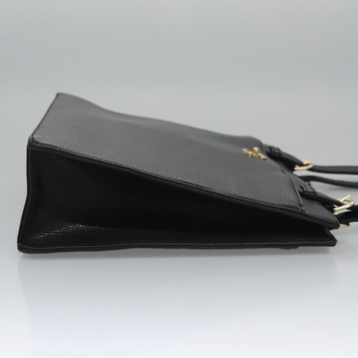 Chanel Black Leather Executive