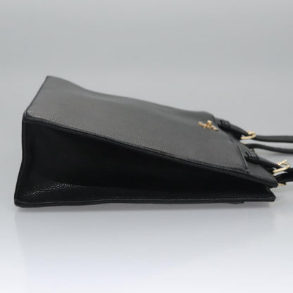 Chanel Black Leather Executive