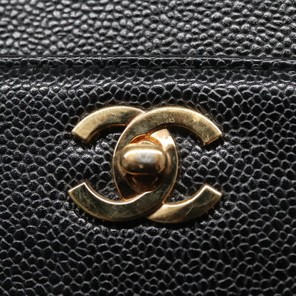 Chanel Black Leather Executive