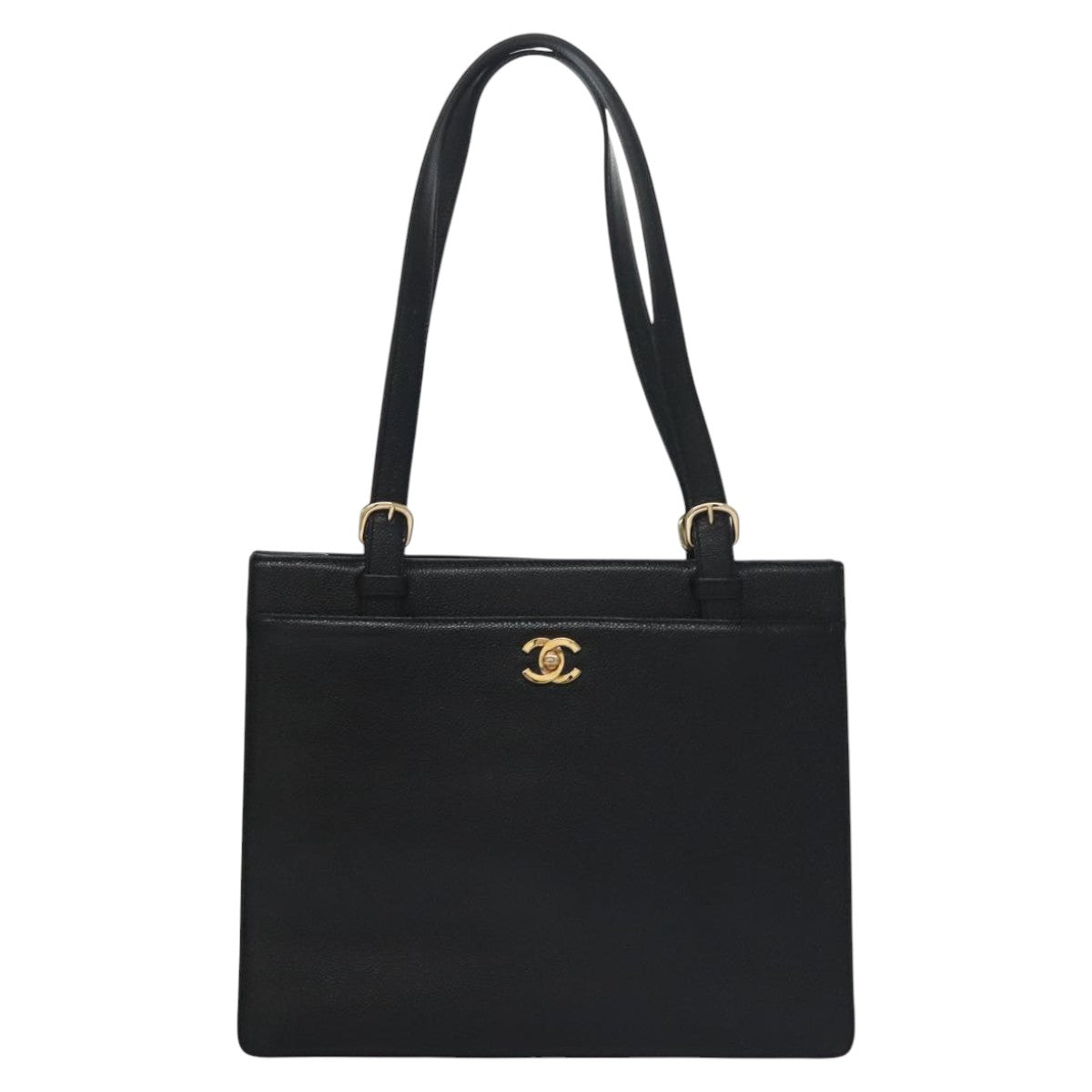 Chanel Black Leather Executive