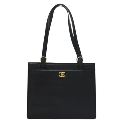 Chanel Black Leather Executive