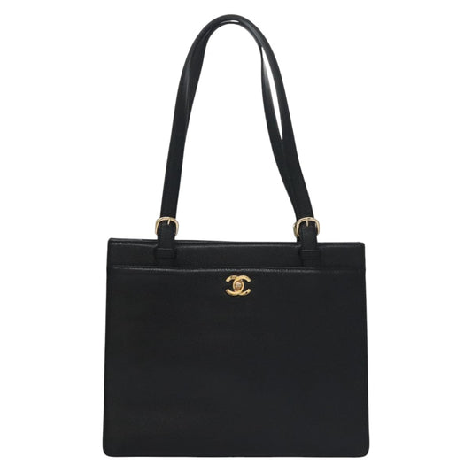 Chanel Black Leather Executive