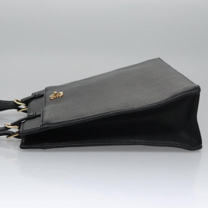 Chanel Black Leather Executive