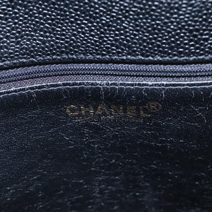 Chanel Black Leather Executive