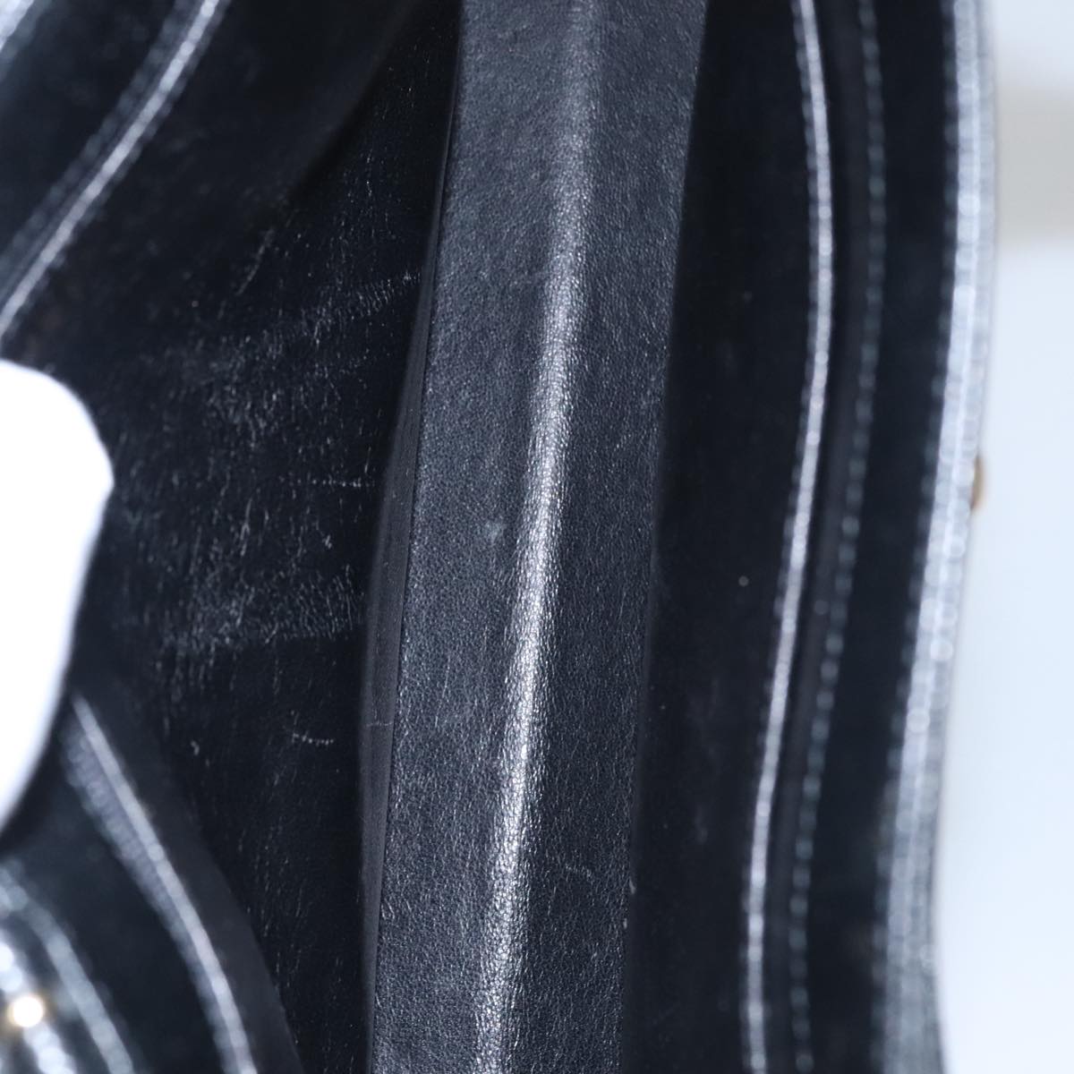 Chanel Black Leather Executive