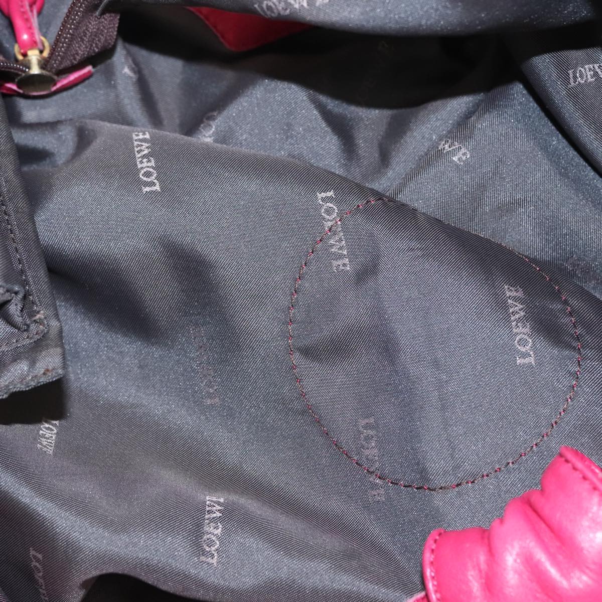 Loewe Pink Leather Nappa